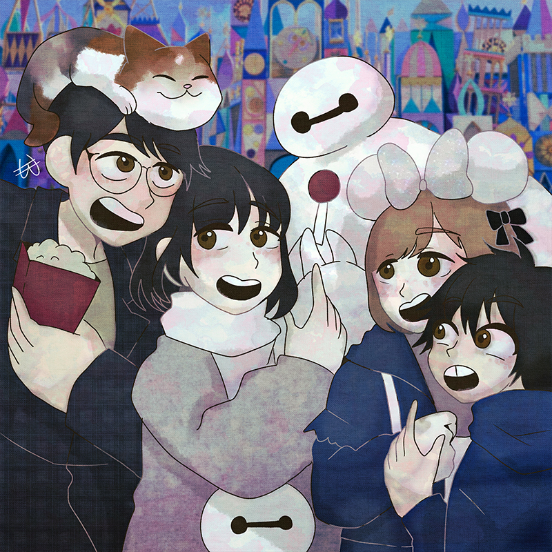 家族でディズニー！